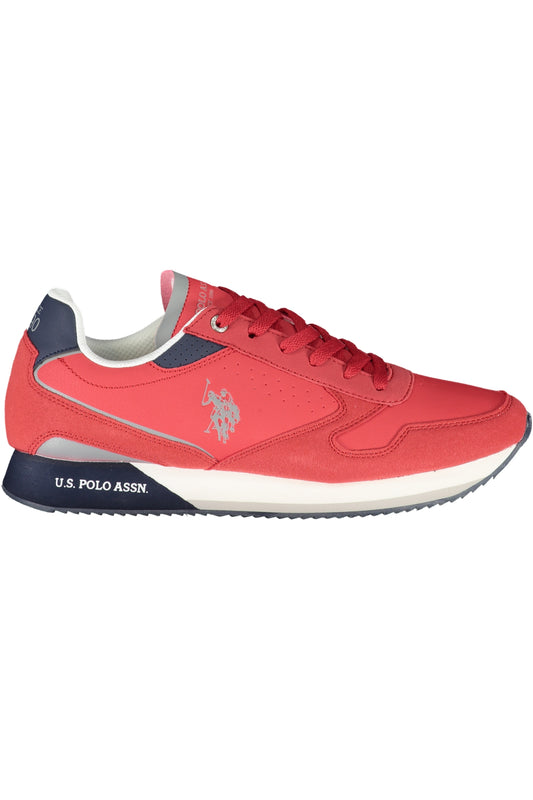 US POLO ASSN. ЧЕРВЕНИ МЪЖКИ СПОРТНИ ОБУВКИ-0